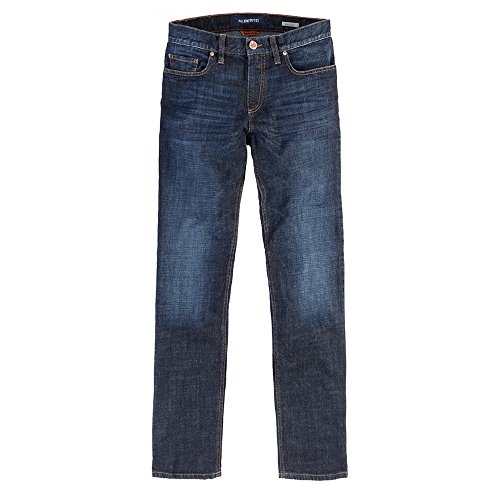 ALBERTO Regular Slim Fit Jeans Nachtblau Größe W35 L36