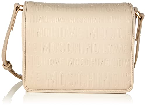 Love Moschino Damen Collezione Autunno Inverno 2021 Umhängetasche, Bianco, Unica