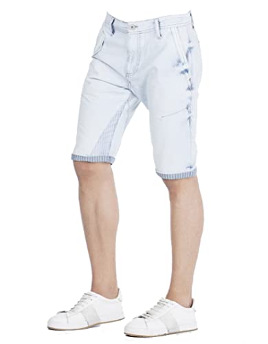 Cipo & Baxx Herren Kurze Hose Shorts Sommer Bermuda Jeans Denim CK141 Blau W34