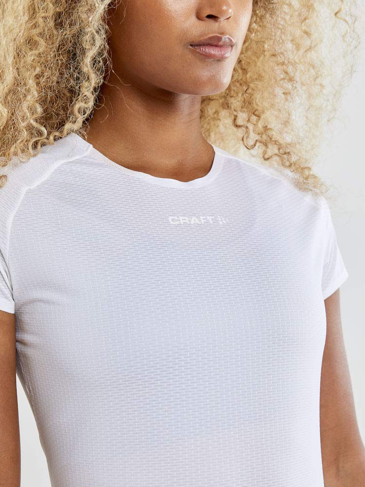 Craft Damen Baselayer NANOWEIGHT SS W, White, L, 1908854-900000-6