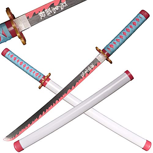 Sword Valley Holz Anime Cosplay Requisiten, Demon Slayer Schwert 78 cm Holzschwert--Kanroji Mitsuri