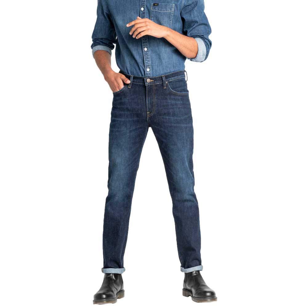 Lee Herren Rider Contrast Jeans, Blau (Dark Pool Gp), 40W / 34L