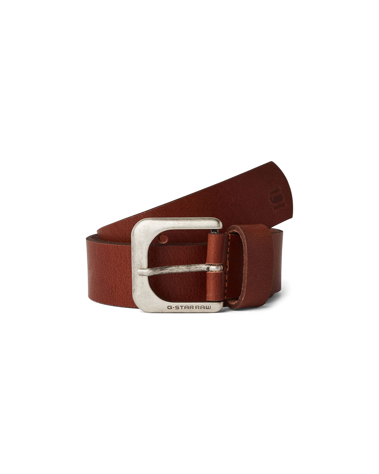 G-STAR RAW Herren Zed Belt, Braun (dk cognac/antic silver D04169-3127-8128), 75