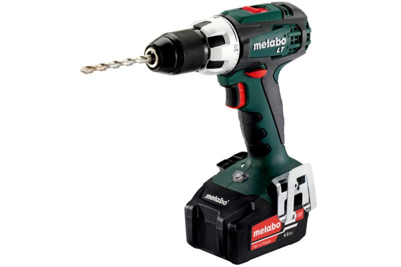 METABO Akku-Bohrschrauber BS 18 LT (602102500); metaBOX 145; 18V 2x4Ah Li-Ion + ASC 55