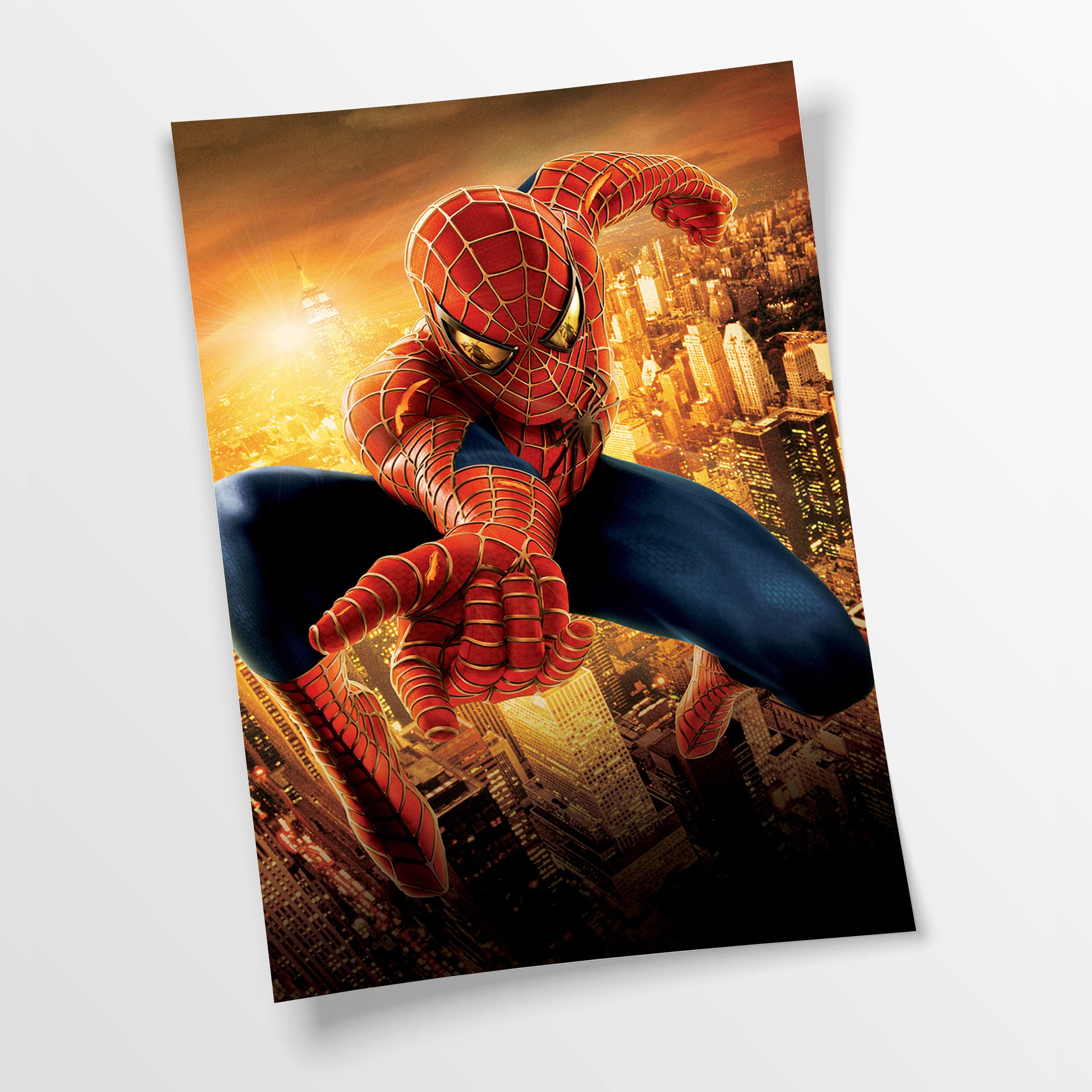 Artis Prints Poster (Baumwolle) Spiderman | Marvel - Comic - Film - Klein bis XXL, Wohnzimmer - Flur - Dekoration