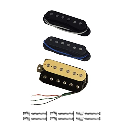 ZENGXUE Eingestellt HSS. Vintage Alnico 5 E-Gitarre Einzelne Spule Pickups & Humbucker Pickups Ssh Gitarrenteile Humbucker Tonabnehmer Set