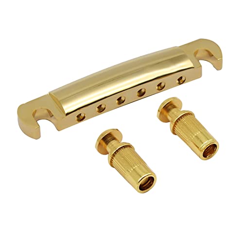 Zinklegierung Tune-o-matic-Gitarre-Saite Für Gitarren-Teile 3 Farbe Verfügbar Gitarrebrücke(Gold)