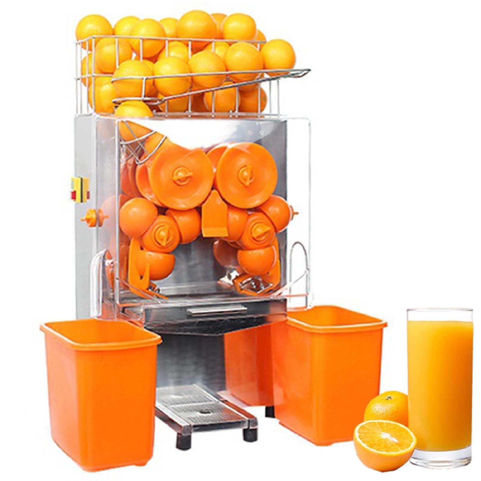 JMbpkduHs Kommerzielle Automatische Orangenpresse, Geeignet Für Orangen Mit Einem Durchmesser Von 40–90 Mm, Orangenpresse Mit 120 W Für 20–22 Pro Minute