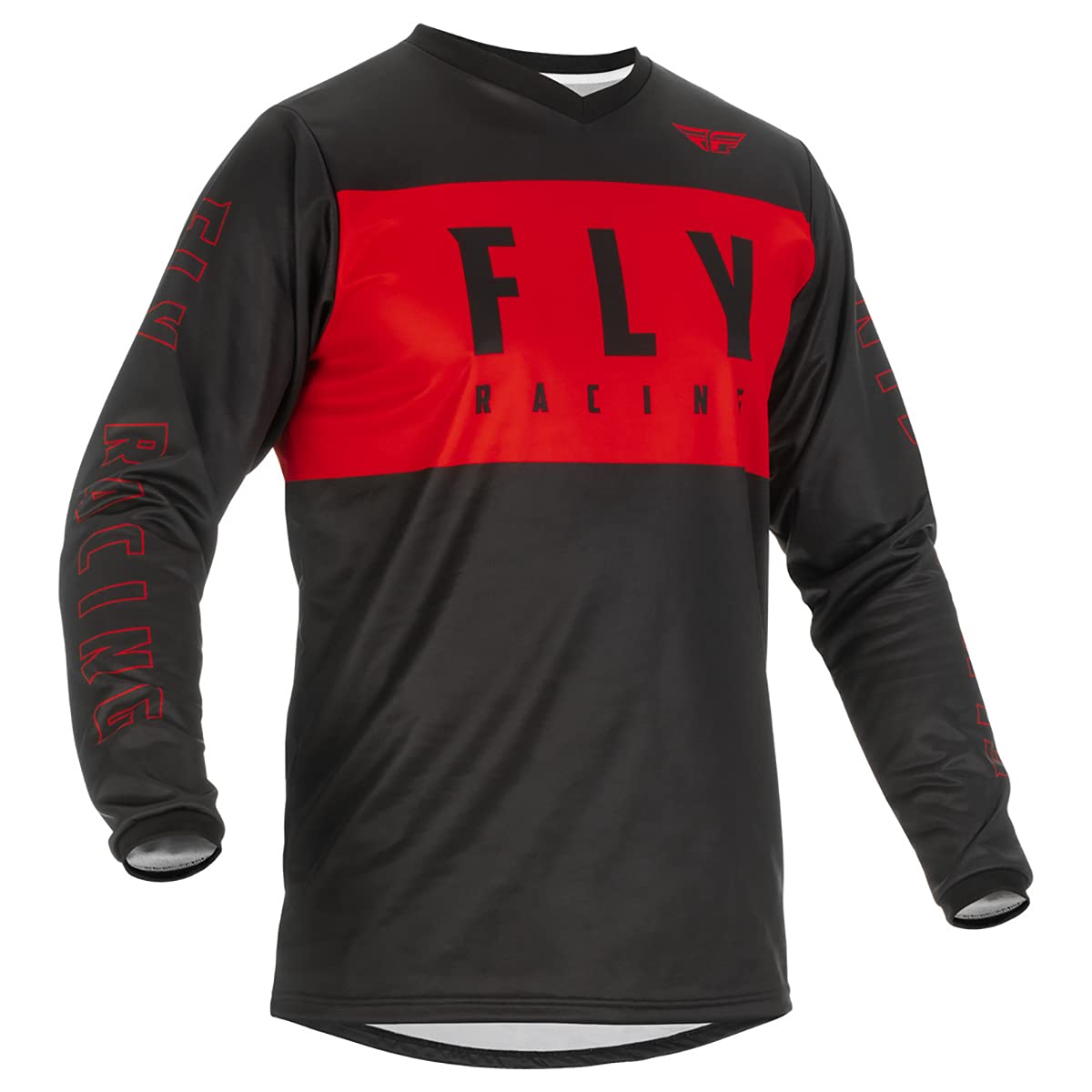 Fly Racing F-16 Jugend Jersey, schwarz/rot, YL