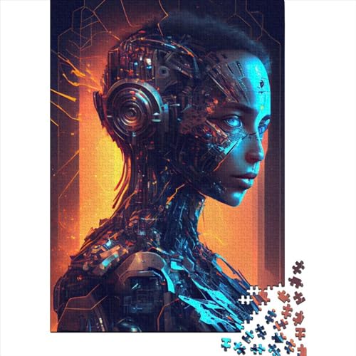 1000-teiliges Puzzle für Erwachsene, Roboter, der sich in einen Menschen verwandelt, Puzzle für Erwachsene und Teenager, für anspruchsvolles Puzzlespiel und Familienspiel, 75 x 50 cm