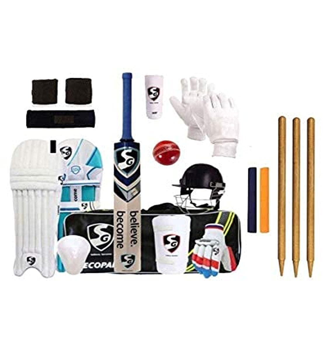 SG Unisex – Erwachsene Full Cr Cricket Kit, Mehrfarbig, Andere