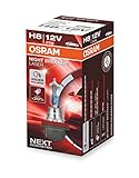 OSRAM NIGHT BREAKER LASER H8, +150% mehr Helligkeit, Halogen-Scheinwerferlampe, 64212NL, 12V PKW, Faltschachtel (1 Lampe)