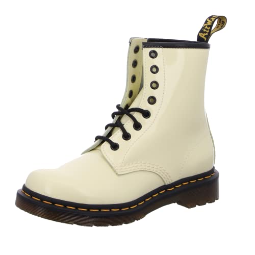 Dr. Martens 8 Eye, gelb(toilepatentlampercream), Gr. 40