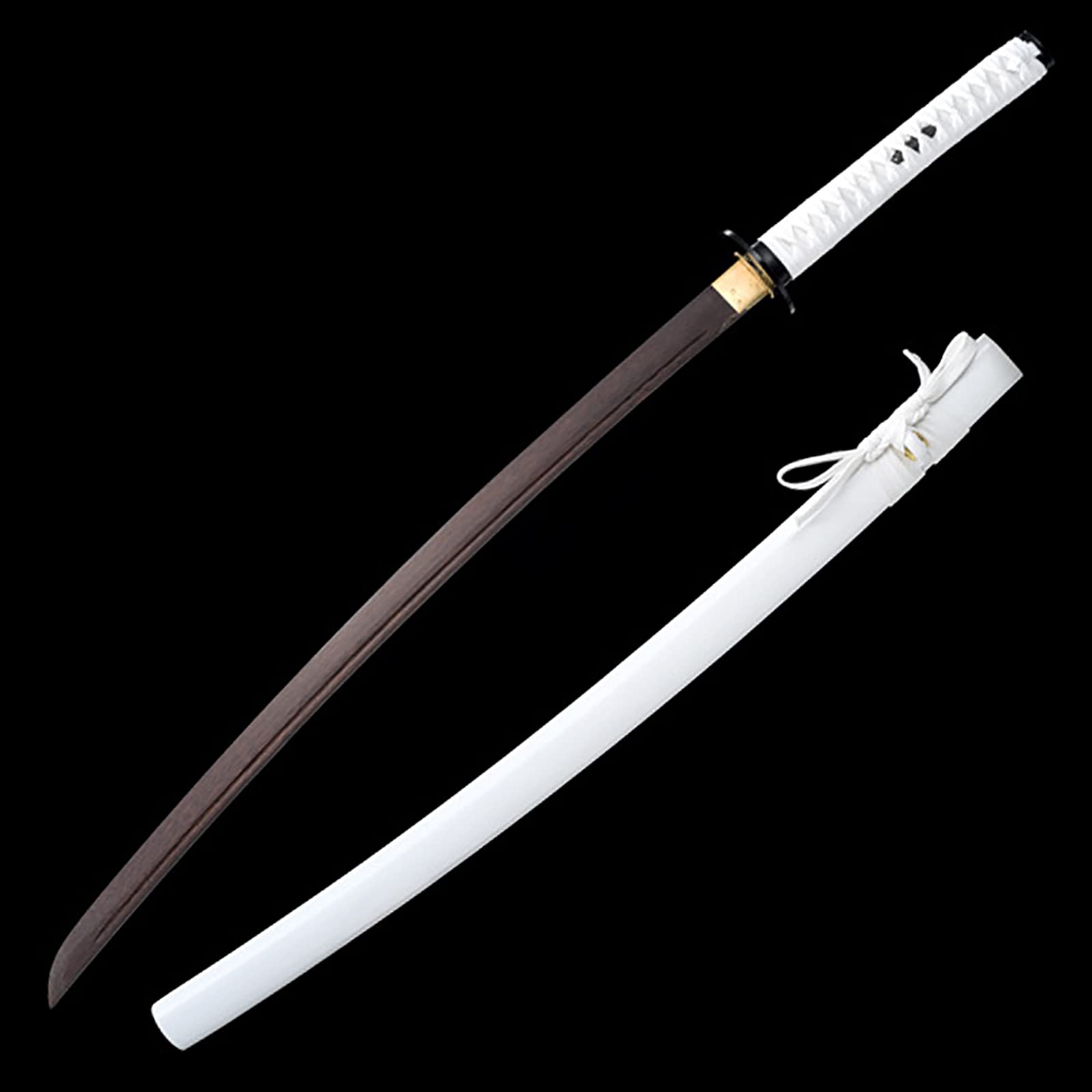 Natürliches Palisander-Katana,handgefertigtes Samurai-Schwert aus Holz mit Scheide,103 cm Bokken für Ausstellung,Cosplay,Sammlung,Kendo-Training