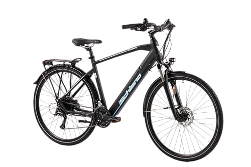 F.lli Schiano Men's E-Wave E-Bike, Schwarz, 28 Zoll