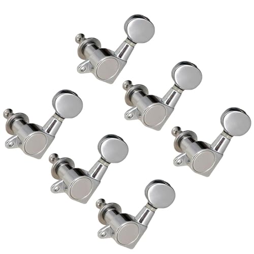 Strings Tuning Pegs Mechaniken Für Gitarre 6 Stück 6L Sealed Gear Tuning Peg Mechanics Gitarrenteile für akustische E-Gitarre