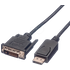 ROLINE 11045610 - Displayport 1.1 Stecker auf DVI 24+1 Stecker, 1080p, 2 m