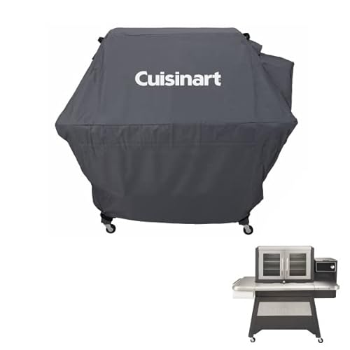 Cuisinart CGWM-081 Clermont Pellet Grill & Smoker Abdeckung, strapazierfähiges, reißfestes Polyester (Abdeckung für Clermont Pellet Grill)