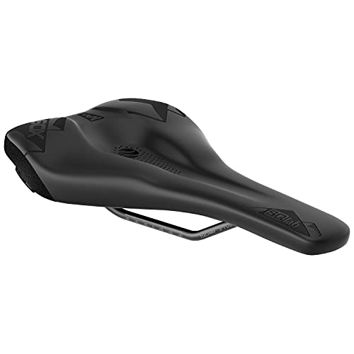 SQlab Unisex – Erwachsene 6OX Ergowave Active 2.1 MTB Gravity & E-Performance Fahrradsattel, Schwarz, 13 cm