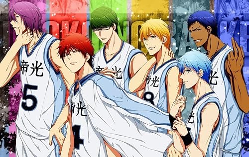 HfmQuisutron Holzpuzzle 1000 Stücke Von Hezzi Japanese Kuroko'S Basketball Anime Pictures Poster Für Erwachsene Stress Relief Puzzle Toys V84Fp