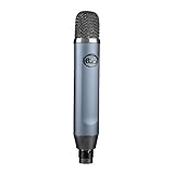 Blue Ember XLR Kondensatormikrofon für Aufnahmen und Streaming, mit optimierter Kondensatorkapsel und Mikrofonstativ-Adapter - Grau