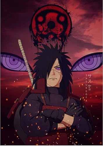 HfmQuisutron Japanese Classic Anime Characters Sasukegfx Poster Wooden Puzzle 1000 Pieces Adult Toys Dekompression Spielgeschenk De18Pz