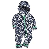 Playshoes Unisex Kinder Fleece-Overall Jumpsuit, Sterne, 86