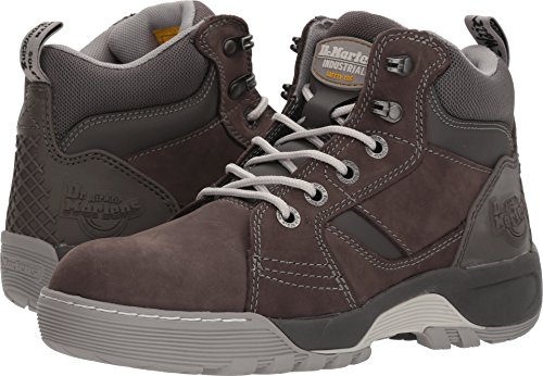 Dr. Martens Damen Opal Steel Toe Sicherheitsschuhe, Grau (Dark Gull Grey 030), 41 EU