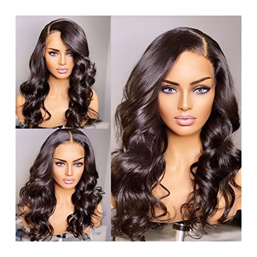 Perücken 13x4 Körperwelle Lace Front Perücke Brazilian Lose Tiefwelle Perücke Glueless volle menschliche Haarperücken for Frauen 30 Zoll HD Spitze Frontal Perücke Damenperücke (Size : 150%, Color :