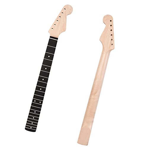 Matte 21 Bünde Für ST-E-Gitarrenhals Kanadischer Ahornhals Griffbrett Aus Palisander Gitarre Hals Ersatz