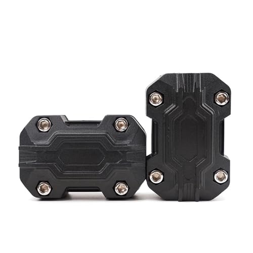 Motorrad Crashbars Motorradzubehör Motorschutz Stoßstangenverkleidungsblock Sturzbügelschutz Stoßstangenschutzblock Externes Zubehör Motorschutz Sturzbügel(Black-All Plastic)