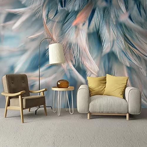 Bunte Federn 3D Tapeten Wanddekoration Fototapete Sofas Wohnzimmer Wandbild Schlafzimmer-400cm×280cm