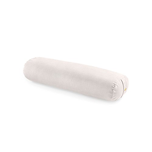 Lotuscrafts Yoga Bolster für Yin Yoga - Yogabolster mit Kapokfüllung - Waschbarer Bezug aus Baumwolle - Yogakissen Groß für Restorative Yoga - Small (72 x 20 x 15 cm)