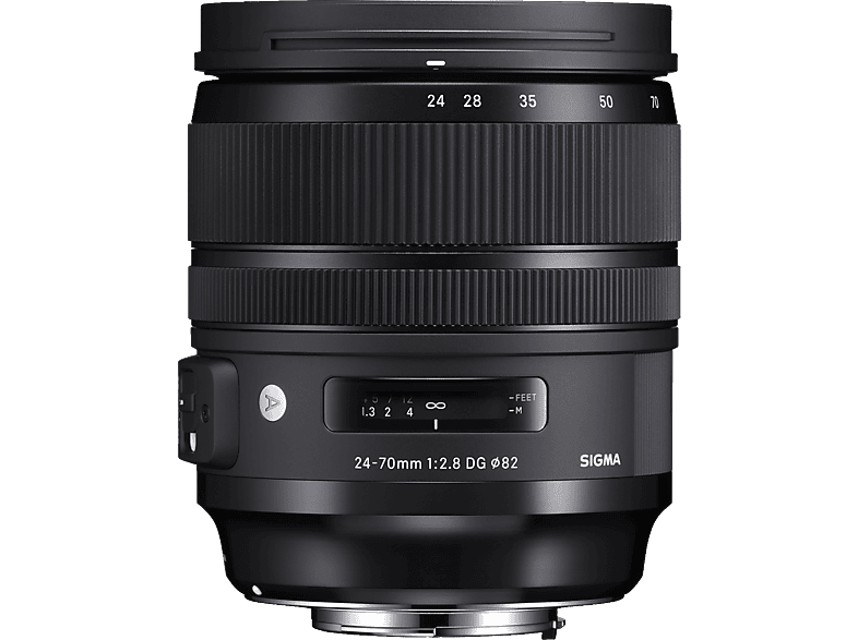 SIGMA 576955 24 mm - 70 2.8 DG, HSM, OS (Objektiv für Nikon F-Mount, Schwarz)