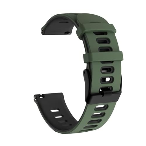 BANDKIT 20 mm Uhrenarmband für Garmin Venu SQ, Silikon-Armband für Venu 2 Plus Forerunner245 645/GarminMove Sport/Vivomove HR, 20 mm, Achat