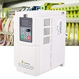 Frequenzumrichter, 1.5KW-7.5KW VFD-Wechselrichter 3-Phasen-380-V-Eingangs- und Ausgangsfrequenzumrichter Frequenzumrichter Professioneller Frequenzumrichter für Dürreventilatoren, Pumpen usw(7.5KW)