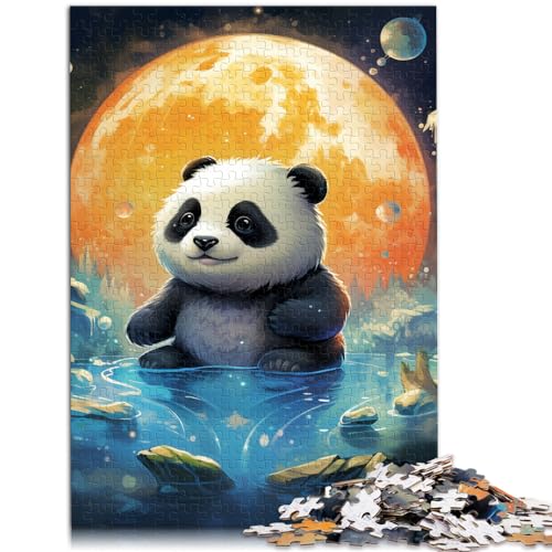 Puzzle Galaxy Panda Puzzle für Erwachsene 1000 Teile Holzpuzzle Familienspiel zum Stressabbau Schwieriges Herausforderungspuzzle 1000 Teile (50 x 75 cm)