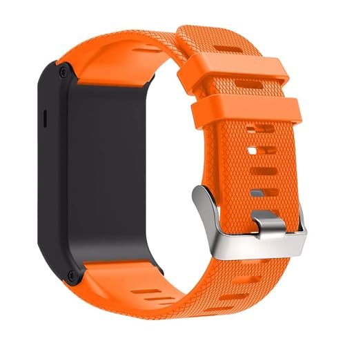 OPKDE Silikon-Armband für Garmin Vivoactive HR Sportarmband, Handgelenkband, Uhrenarmband, Zubehör, For vivoactive HR, Achat