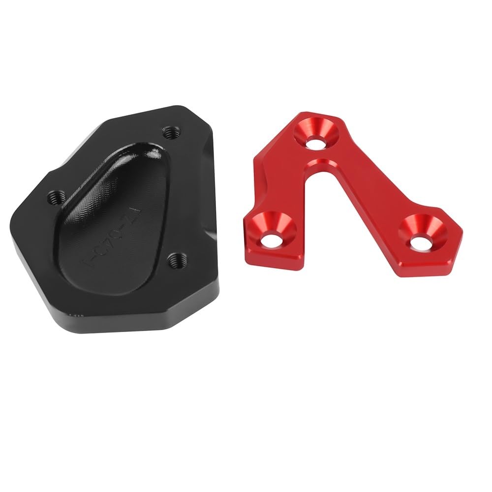 Motorrads Ständerpolster Verlängerung Motorrad CNC Kickstand Vergrößern Platte Fuß Seitenständer Verlängerung Pad Für Yam&aha YZF-600 R6 YZFR6 YZF600 YZF-R6 2006-2016