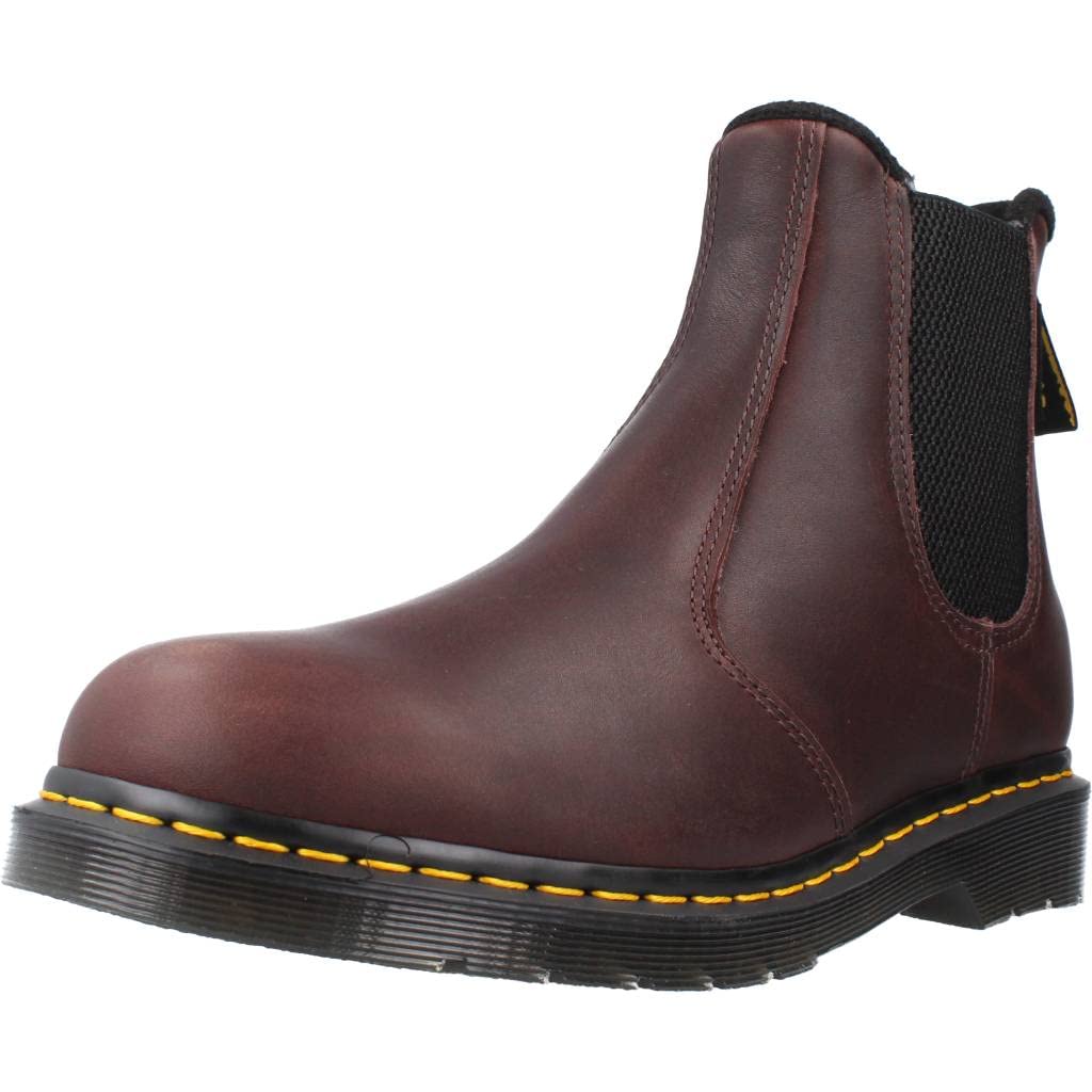 DR. MARTENS Unisex Chelsea Boots, Dark Brown Valor Wp, 40 EU