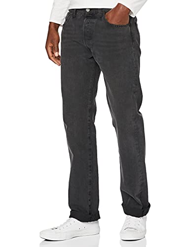 Levi's Herren 501 Levi's Original Fit Straight Jeans, Schwarz (Solice 2861), 38W/32L