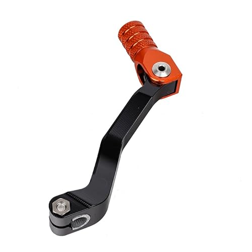 Dirt Bike Klappbarer Schalthebel, 1Pc Motorrad Falten Schalthebel Pedal Hebel for SX SXF EXC EXCF XCW XCF NC300 Motor Dirt Bike Motocross En(Black Orange)