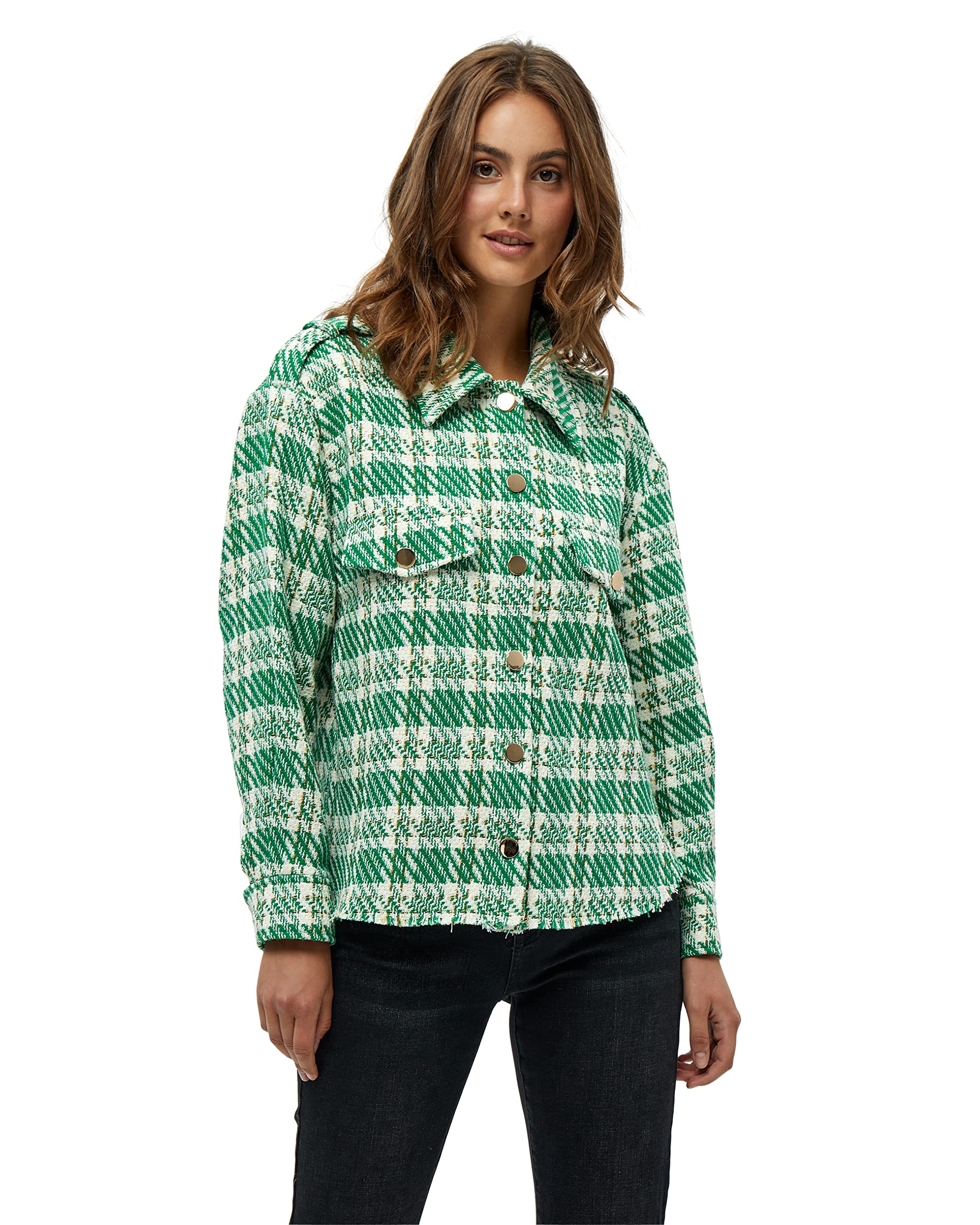 Peppercorn Jenny Shirt Jacke Jacke Damen In Grün Herbst Mantel Damen Größe Xl