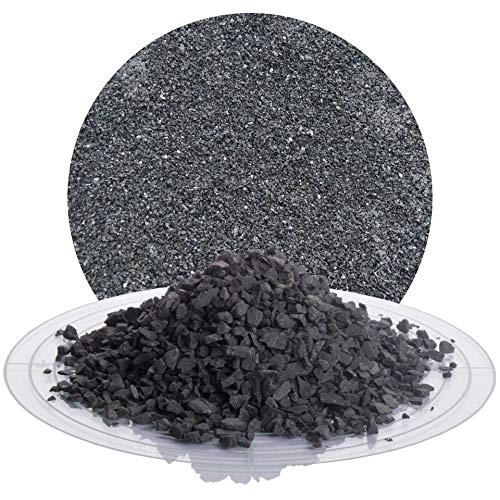 Schicker Mineral – Basaltsplitt 25kg aus Deutschland – Ziersplitt schwarz aus Basalt in verschiedenen Größen von 2-56mm – Basaltbruch Naturstein ideal zur Garten-, Hof- & Weggestaltung