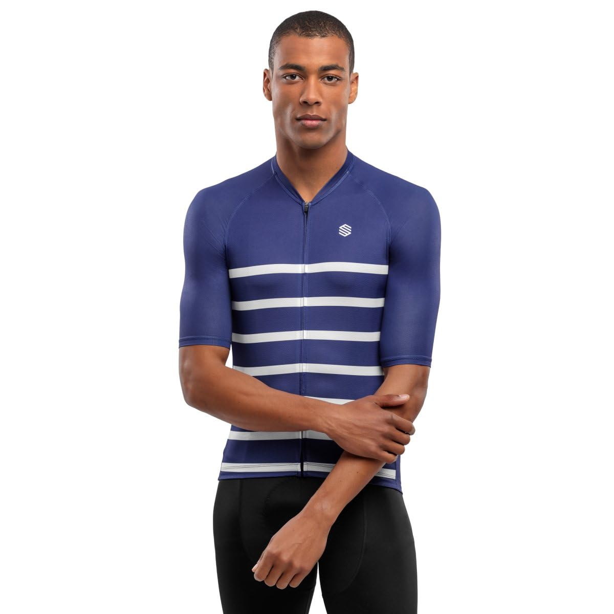 SIROKO - Sommer-Radtrikot M3 Peyresourde - XL - Violett/Weiß