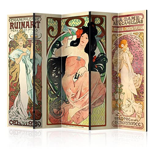 Paravent – Alphonse Mucha. Women's II [Room Dividers] [225 x 172]