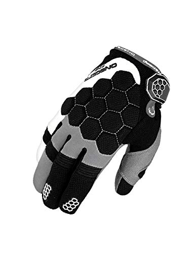 ON BOARD Motocross-Handschuhe für Kinder, KX-3, KID UNISEX, XL, schwarz/grau/weiß