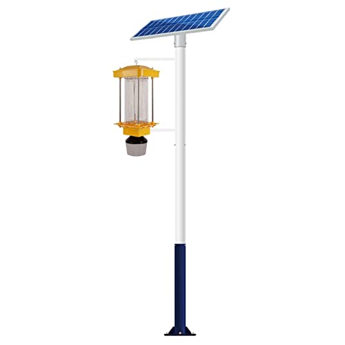 3500 V Solar-UV-Fliegenfalle für den Außenbereich, 2-in-1, vollautomatischer Insektenvernichter, 395-nm-Lampe zur Schädlingsbekämpfung in der Landwirtschaft, IPX7-wasserdicht, Mückenvernichtungslamp