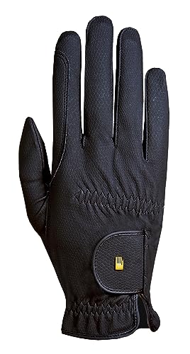 Roeckl Sports Roeck Grip Winter Handschuh, Unisex Reithandschuhe, Schwarz, 6