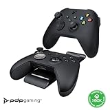 PDP Gaming Dual Ultra Slim Charge System für Xbox Series X/S or Xbox One, Magnetic laden Station für Two Wireless Xbox Controllers, Cinematic Lights mit Auto-Dim, Offiziell Microsoft EU PLUG